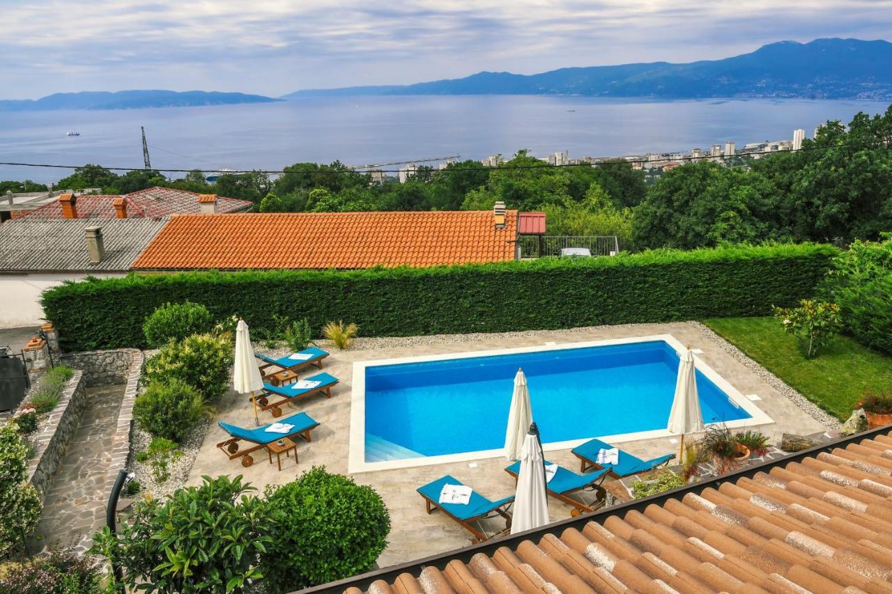 *****Pool House With Beautiful Seaview,Big Garden And Old Tavern***** Рийека Екстериор снимка