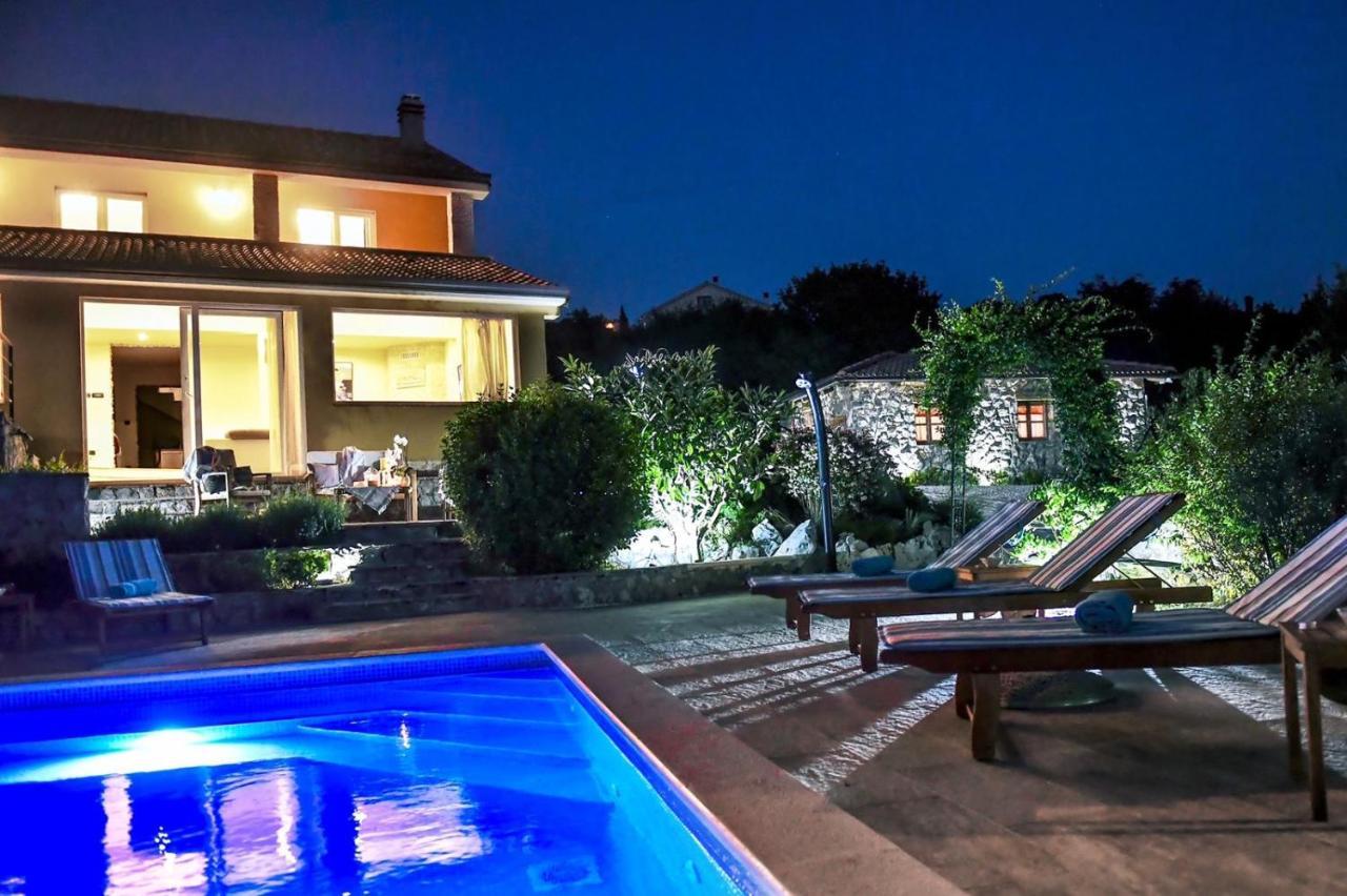*****Pool House With Beautiful Seaview,Big Garden And Old Tavern***** Рийека Екстериор снимка