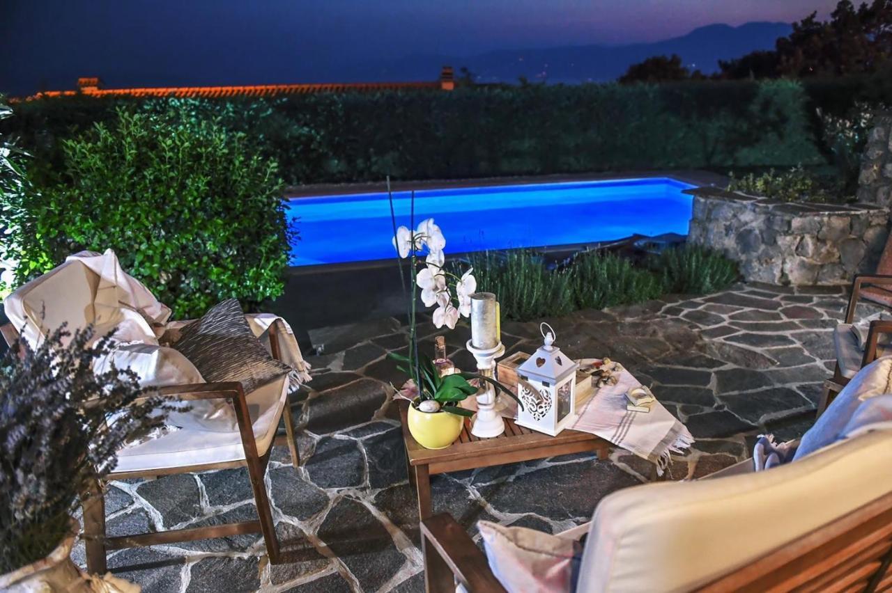 *****Pool House With Beautiful Seaview,Big Garden And Old Tavern***** Рийека Екстериор снимка